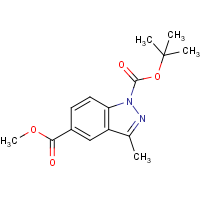 CAS:1015068-75-3 | OR305619 | 1-tert-Butyl 5-methyl 3-methyl-1H-indazole-1,5-dicarboxylate