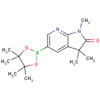 CAS: 1257554-80-5 | OR305625 | 1,3,3-Trimethyl-5-(4,4,5,5-tetramethyl-1,3,2-dioxaborolan-2-yl)-1,3-dihydro-2H-pyrrolo[2,3-b]pyridin-2-one