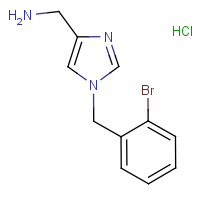 CAS:  | OR306017 | [1-(2-Bromobenzyl)-1H-imidazol-4-yl]methanamine hydrochloride