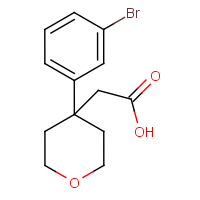 CAS: 1226383-77-2 | OR306040 | 2-[4-(3-Bromophenyl)-tetrahydro-2H-pyran-4-yl]acetic acid