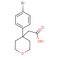 CAS:1226383-83-0 | OR306041 | 2-[4-(4-Bromophenyl)-tetrahydro-2H-pyran-4-yl]acetic acid