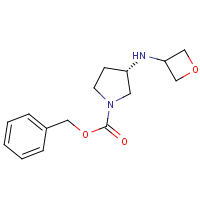 CAS:  | OR306085 | (S)-Benzyl 3-(oxetan-3-ylamino)pyrrolidine-1-carboxylate