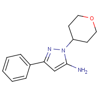 CAS:  | OR306176 | 3-Phenyl-1-(tetrahydro-2H-pyran-4-yl)-1H-pyrazol-5-amine