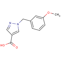CAS: 1155065-29-4 | OR306214 | 1-(3-Methoxybenzyl)-1H-pyrazole-4-carboxylic acid
