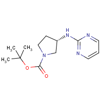 CAS: 1401665-49-3 | OR306246 | tert-Butyl (3S)-3-(pyrimidin-2-ylamino)pyrrolidine-1-carboxylate