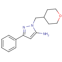 CAS:  | OR306260 | 1-(Oxan-4-ylmethyl)-3-phenyl-1H-pyrazol-5-amine
