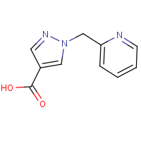 CAS:  | OR306277 | 1-(Pyridin-2-ylmethyl)-1H-pyrazole-4-carboxylic acid