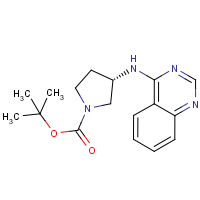 CAS:  | OR306286 | tert-Butyl (3S)-3-(quinazolin-4-ylamino)pyrrolidine-1-carboxylate