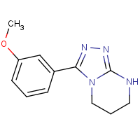 CAS:  | OR306308 | 3-(3-Methoxyphenyl)-5H,6H,7H,8H-[1,2,4]triazolo[4,3-a]pyrimidine