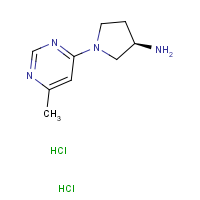 CAS:  | OR306320 | (3R)-1-(6-Methylpyrimidin-4-yl)pyrrolidin-3-amine dihydrochloride