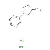 CAS:  | OR306321 | (3R)-1-(Pyrazin-2-yl)pyrrolidin-3-amine dihydrochloride