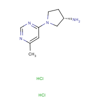 CAS:  | OR306325 | (3S)-1-(6-Methylpyrimidin-4-yl)pyrrolidin-3-amine dihydrochloride
