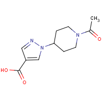 CAS:  | OR306339 | 1-(1-Acetylpiperidin-4-yl)-1H-pyrazole-4-carboxylic acid