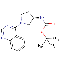 CAS:  | OR306375 | tert-Butyl N-[(3R)-1-(quinazolin-4-yl)pyrrolidin-3-yl]carbamate