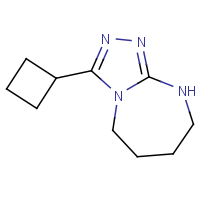 CAS:  | OR306393 | 3-Cyclobutyl-5H,6H,7H,8H,9H-[1,2,4]triazolo[4,3-a][1,3]diazepine