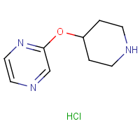 CAS:615576-64-2 | OR306400 | 2-(Piperidin-4-yloxy)pyrazine hydrochloride