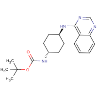 CAS:  | OR306409 | trans-tert-Butyl N-[4-(quinazolin-4-ylamino)cyclohexyl]carbamate