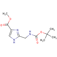 CAS:252348-76-8 | OR30641 | Methyl 2-(aminomethyl)-1H-imidazole-4-carboxylate, 2-BOC protected