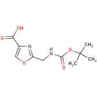 CAS: 182120-90-7 | OR30642 | 2-(Aminomethyl)-1,3-oxazole-4-carboxylic acid, 2-BOC protected