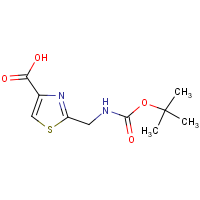 CAS:71904-80-8 | OR30643 | 2-(Aminomethyl)-1,3-thiazole-4-carboxylic acid, 2-BOC protected