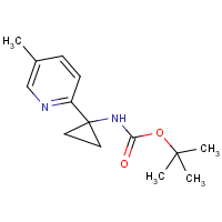 CAS:1389313-45-4 | OR306430 | tert-Butyl N-[1-(5-methylpyridin-2-yl)cyclopropyl]carbamate