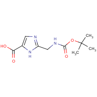 CAS:867340-37-2 | OR30644 | 2-(Aminomethyl)-1H-imidazole-5-carboxylic acid, 2-BOC protected