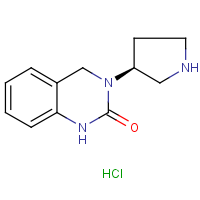 CAS:  | OR306443 | 3-[(3S)-Pyrrolidin-3-yl]-1,2,3,4-tetrahydroquinazolin-2-one hydrochloride