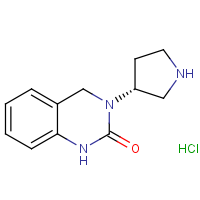 CAS:  | OR306444 | 3-[(3R)-Pyrrolidin-3-yl]-1,2,3,4-tetrahydroquinazolin-2-one hydrochloride