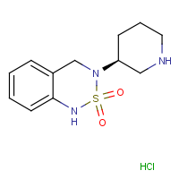 CAS:1389310-34-2 | OR306447 | 3-[(3S)-Piperidin-3-yl]-3,4-dihydro-1H-2,1,3-benzothiadiazine 2,2-dioxide hydrochloride