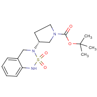 CAS:  | OR306452 | tert-Butyl (3R)-3-(2,2-dioxido-1,4-dihydro-3H-2,1,3-benzothiadiazin-3-yl)pyrrolidine-1-carboxylate