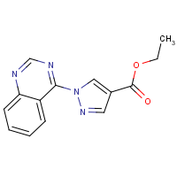 CAS:  | OR306457 | Ethyl 1-(quinazolin-4-yl)-1H-pyrazole-4-carboxylate