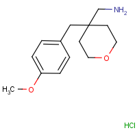CAS:  | OR306477 | {4-[(4-Methoxyphenyl)methyl]oxan-4-yl}methanamine hydrochloride