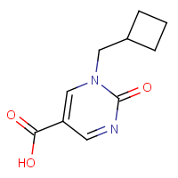 CAS:  | OR306505 | 1-(Cyclobutylmethyl)-2-oxo-1,2-dihydropyrimidine-5-carboxylic acid