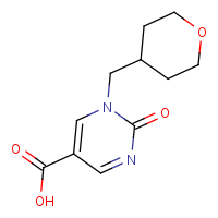 CAS:  | OR306506 | 2-Oxo-1-[(tetrahydro-2H-pyran-4-yl)methyl]-1,2-dihydropyrimidine-5-carboxylic ac
