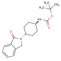 CAS:  | OR306507 | tert-Butyl [trans-4-(1-oxo-1,3-dihydro-2H-isoindol-2-yl)cyclohexyl]carbamate