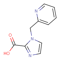CAS:  | OR306509 | 1-(Pyridin-2-ylmethyl)-1H-imidazole-2-carboxylic acid