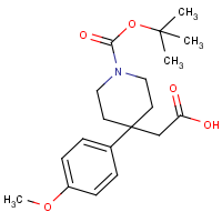 CAS: 796112-42-0 | OR306538 | 2-[1-(tert-Butoxycarbonyl)-4-(4-methoxyphenyl)piperidin-4-yl]acetic acid