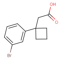 CAS:1439900-31-8 | OR306539 | 2-[1-(3-Bromophenyl)cyclobutyl]acetic acid