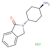 CAS: | OR306557 | 2-(trans-4-Aminocyclohexyl)-2,3-dihydro-1H-isoindol-1-one hydrochloride