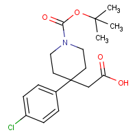 CAS:  | OR306563 | 2-[1-(tert-Butoxycarbonyl)-4-(4-chlorophenyl)piperidin-4-yl]acetic acid