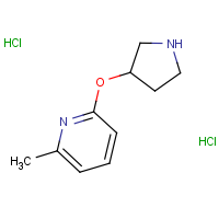 CAS:  | OR306573 | 2-Methyl-6-(pyrrolidin-3-yloxy)pyridine dihydrochloride