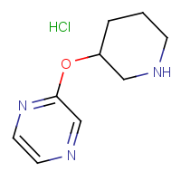 CAS:1185312-42-8 | OR306580 | 2-(Piperidin-3-yloxy)pyrazine hydrochloride