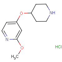 CAS:  | OR306597 | 2-Methoxy-4-(piperidin-4-yloxy)pyridine hydrochloride