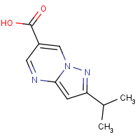 CAS:  | OR306615 | 2-Isopropylpyrazolo[1,5-a]pyrimidine-6-carboxylic acid