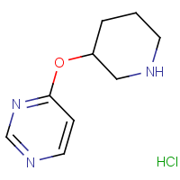 CAS:  | OR306623 | 4-(Piperidin-3-yloxy)pyrimidine hydrochloride