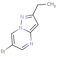 CAS:1296224-29-7 | OR306629 | 6-Bromo-2-ethylpyrazolo[1,5-a]pyrimidine