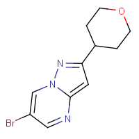 CAS:  | OR306633 | 6-Bromo-2-(tetrahydro-2H-pyran-4-yl)pyrazolo[1,5-a]pyrimidine