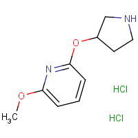 CAS: 1713162-92-5 | OR306650 | 2-Methoxy-6-(pyrrolidin-3-yloxy)pyridine dihydrochloride