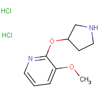 CAS:  | OR306651 | 3-Methoxy-2-(pyrrolidin-3-yloxy)pyridine dihydrochloride