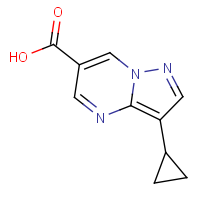 CAS:  | OR306656 | 3-Cyclopropylpyrazolo[1,5-a]pyrimidine-6-carboxylic acid